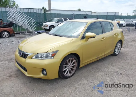2011 Lexus Ct 200H Premium из США, поврежденный, VIN JTHKD5BH5B2007769